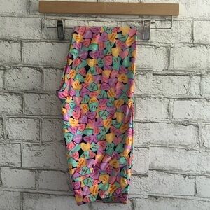 NEW!!! Sweethearts /conversation hearts leggings size OS LuLaRoe
